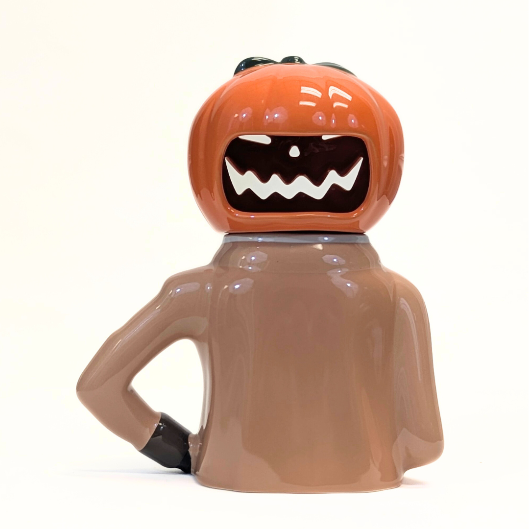 Disney Halloween Pumpkin headless horse man Ceramic Mug Set - Spooky Mug with Treat-Holding Head