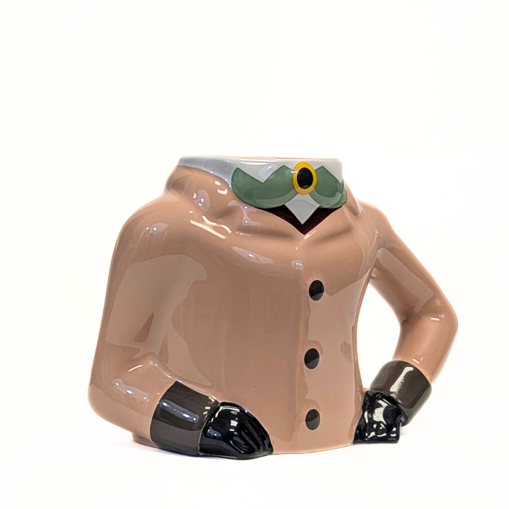 Disney Halloween Pumpkin headless horse man Ceramic Mug Set - Spooky Mug with Treat-Holding Head