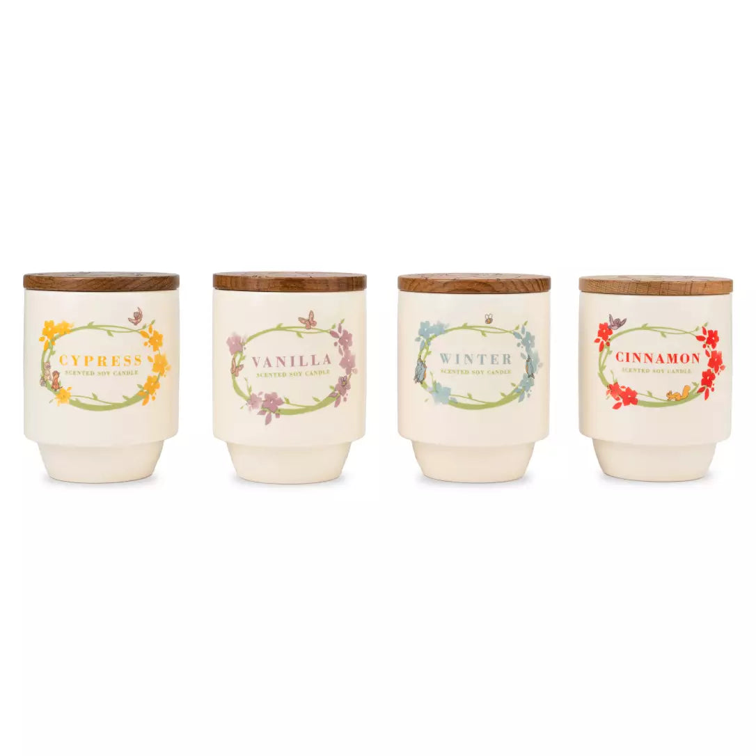 Disney Parks Bambi Comfy and Cosy Candles, Set of 4