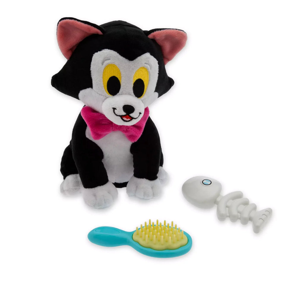 Disney Figaro Junior Doll Playset with Brush, Ball, and Pet Salon Van Case – 12 Pieces