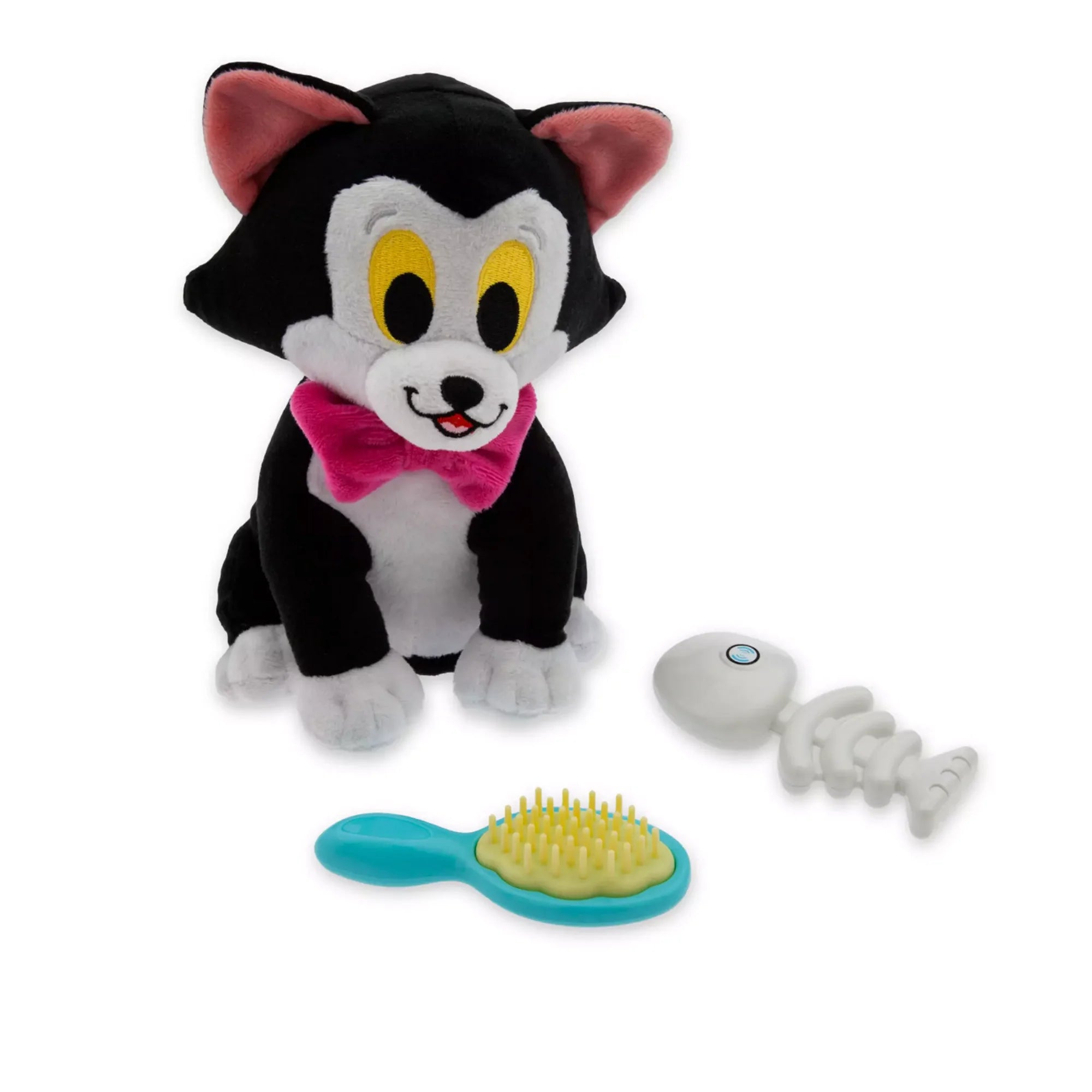 Disney Figaro Junior Doll Playset with Brush, Ball, and Pet Salon Van Case – 12 Pieces