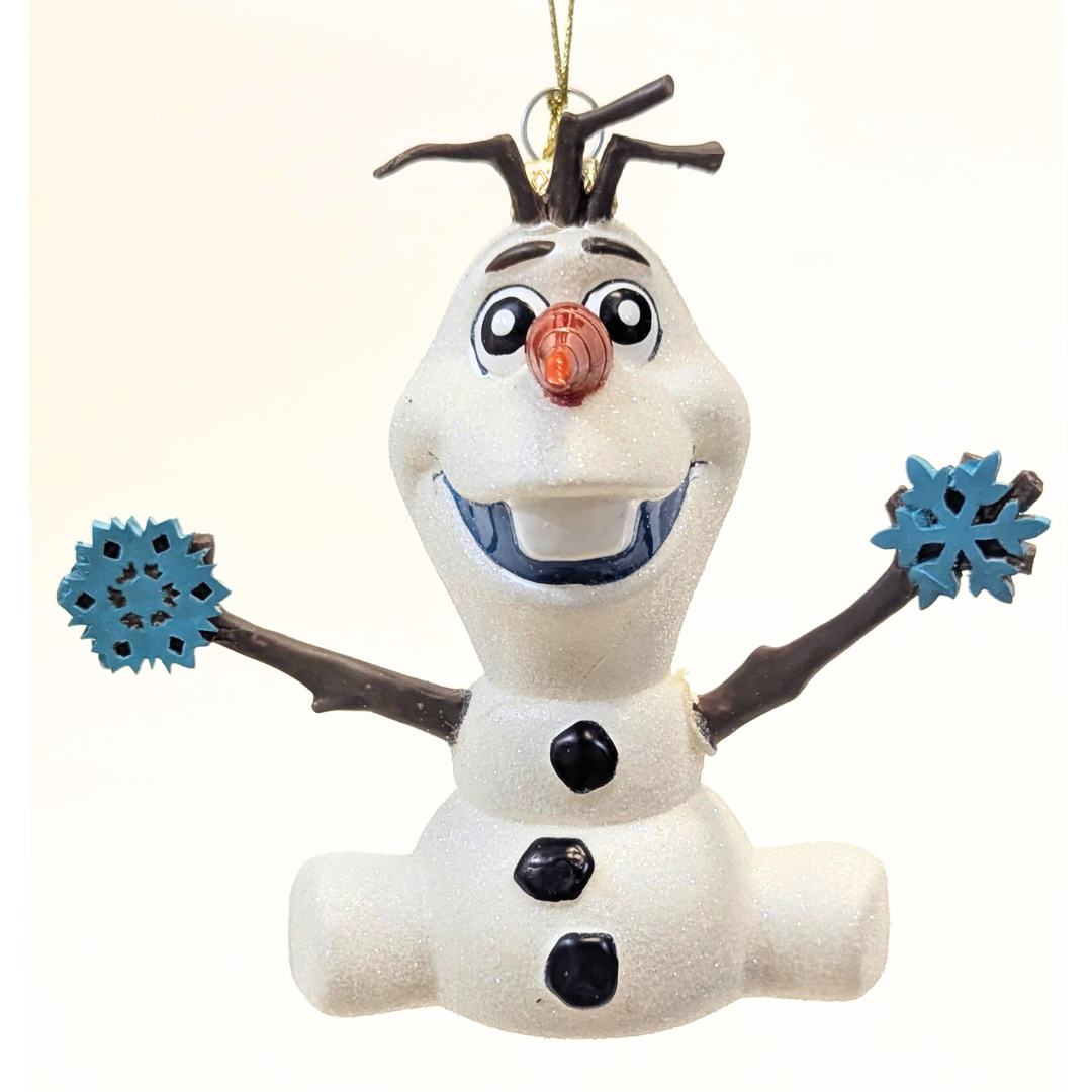 Disney Olaf from Frozen Christmas Tree Ornament - Cheerful Snowman Holiday Decoration for Disney Fans
