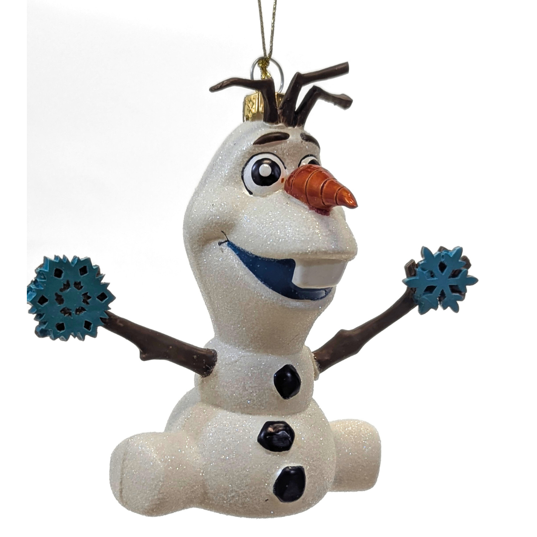 Disney Olaf from Frozen Christmas Tree Ornament - Cheerful Snowman Holiday Decoration for Disney Fans