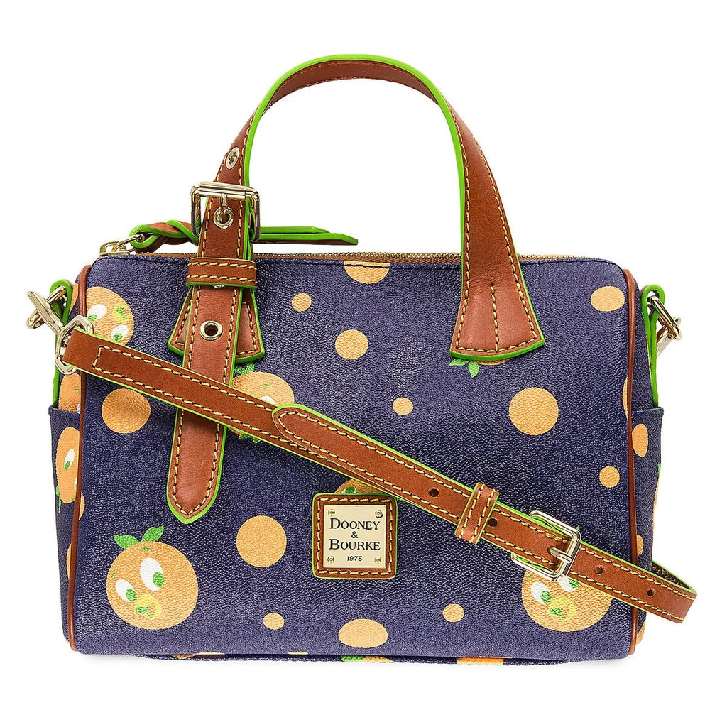 DOONEY & BOURKE Disney Parks Orange Bird Small Kendra Satchel Handbag - Navy/Orange