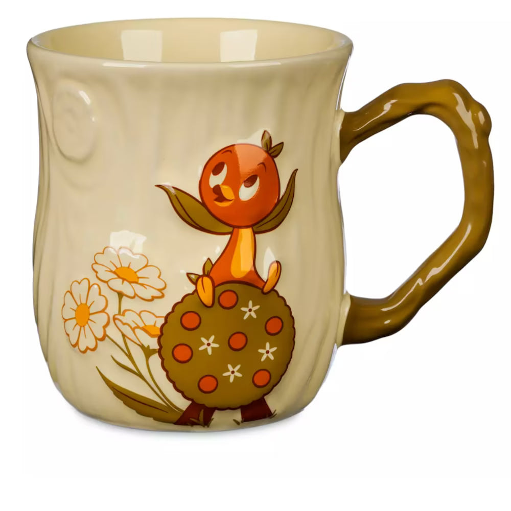 Disney EPCOT International Flower & Garden Festival 2023 Orange Bird 13 oz Mug - Sculpted Tree Design