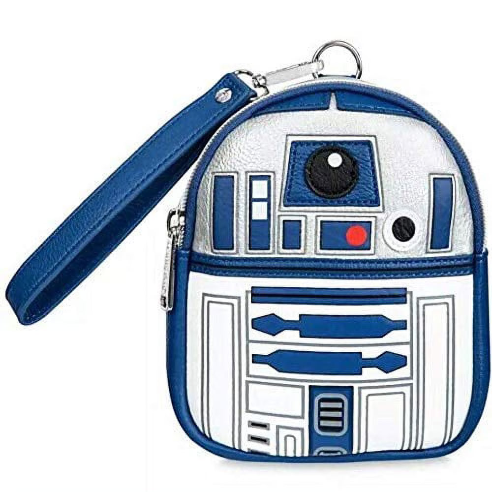 Pouch designed like R2-D2 from Star Wars on a white background