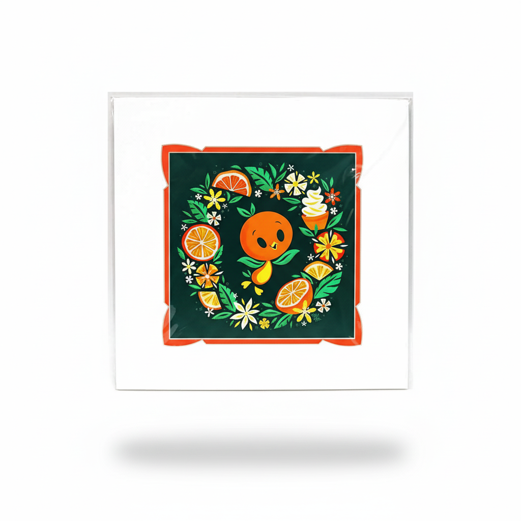 Disney Caley Hicks Sweet Little Orange Bird Print Art Print