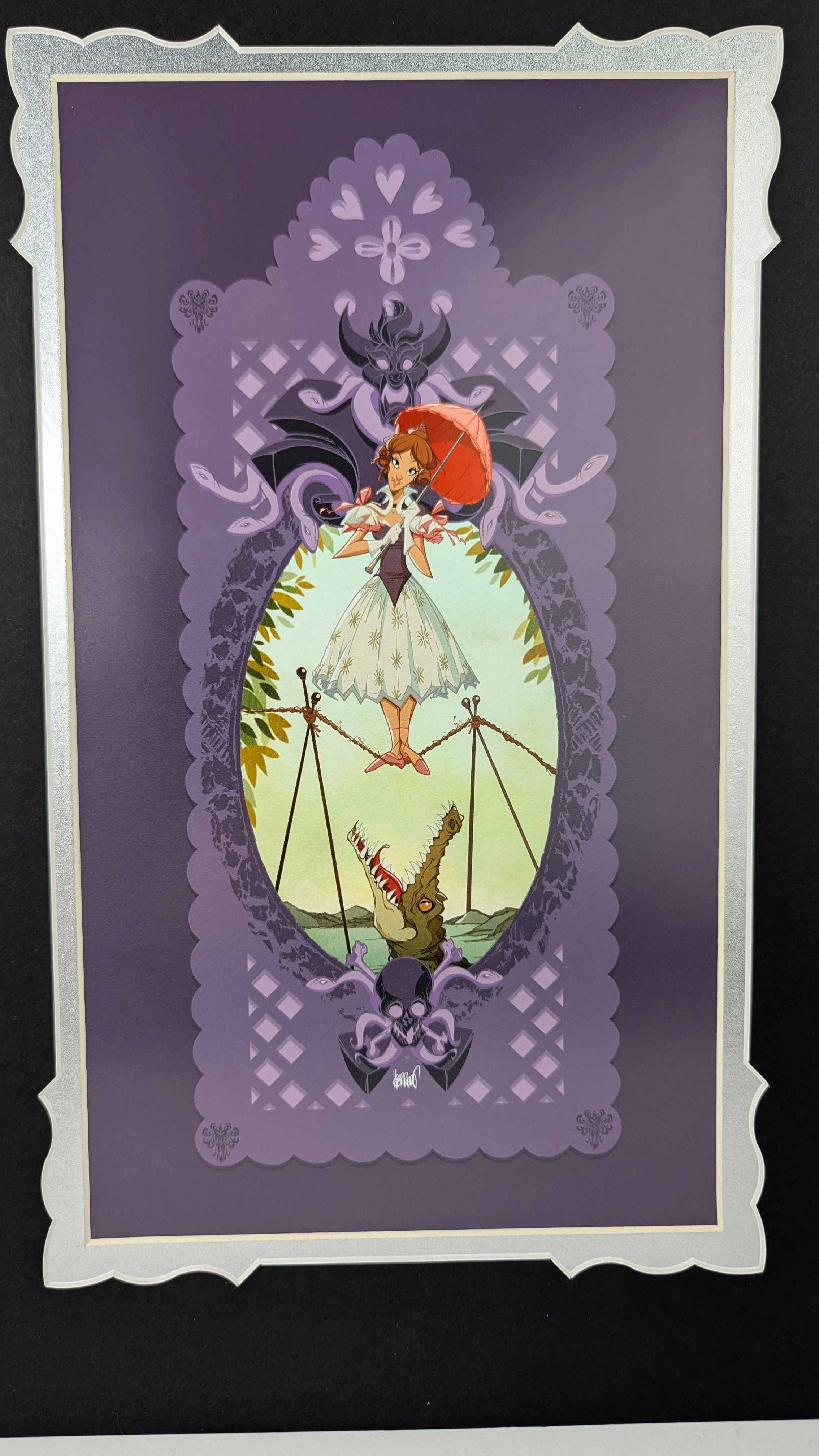 Disney Papel Picado Umbrella Print by Francisco Herrera