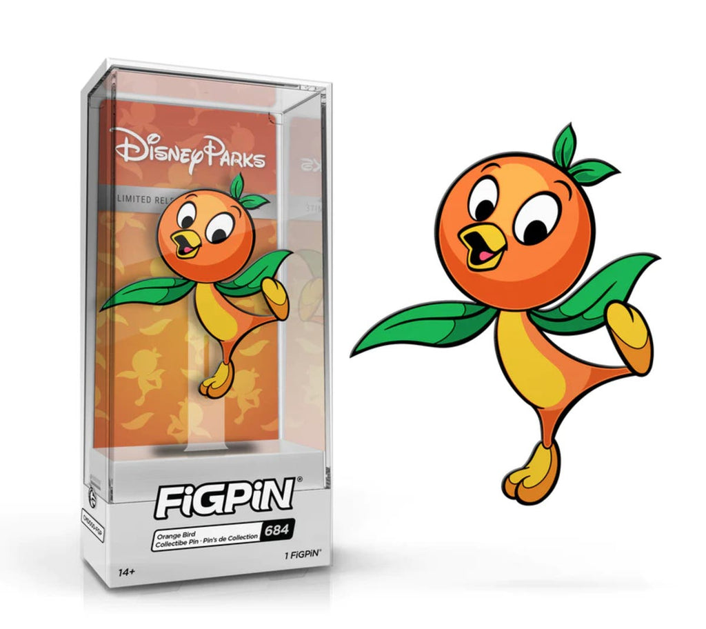 FiGPiN #684: Disney Parks Florida Orange Bird Collectible Pin - Limited Release