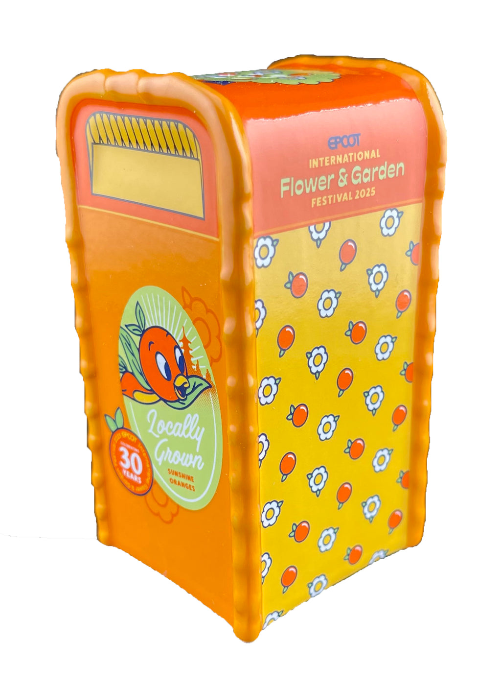 Disney Orange Bird Trash Can Shaker - EPCOT Flower & Garden Festival 2025 (30th Anniversary)