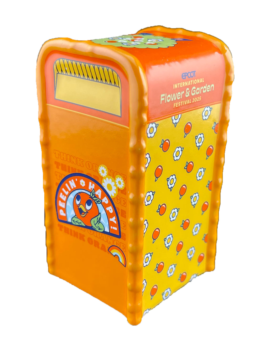 Disney Orange Bird Trash Can Shaker - EPCOT Flower & Garden Festival 2025 (30th Anniversary)