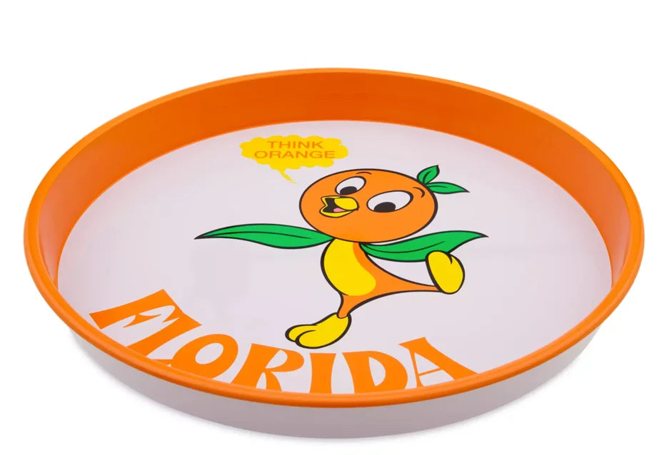 Disney Orange Bird "Think Orange Florida" Serving Tray - WDW 50th Anniversary Vault Collection