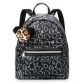 Disney Cheetah Print Black and Gray Backpack with animal print design and adjustable straps.