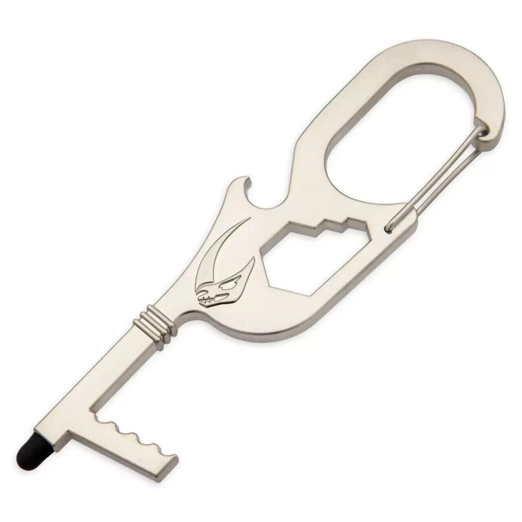 Star Wars Mando Mudhorn Utility Metal Keychain with carabiner, wrench, and stylus, Disney Parks exclusive

